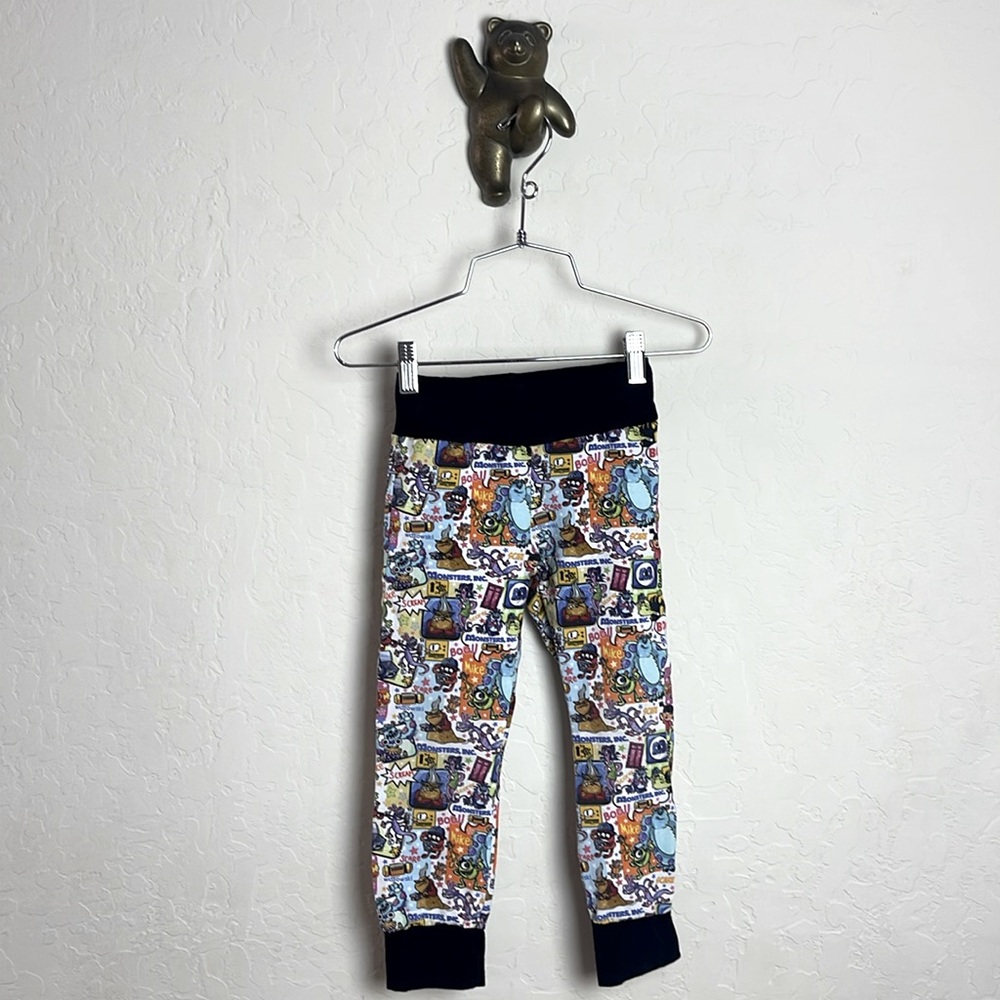 Disney graphic leggings hand-made Disney Monsters Inc. size 3t
